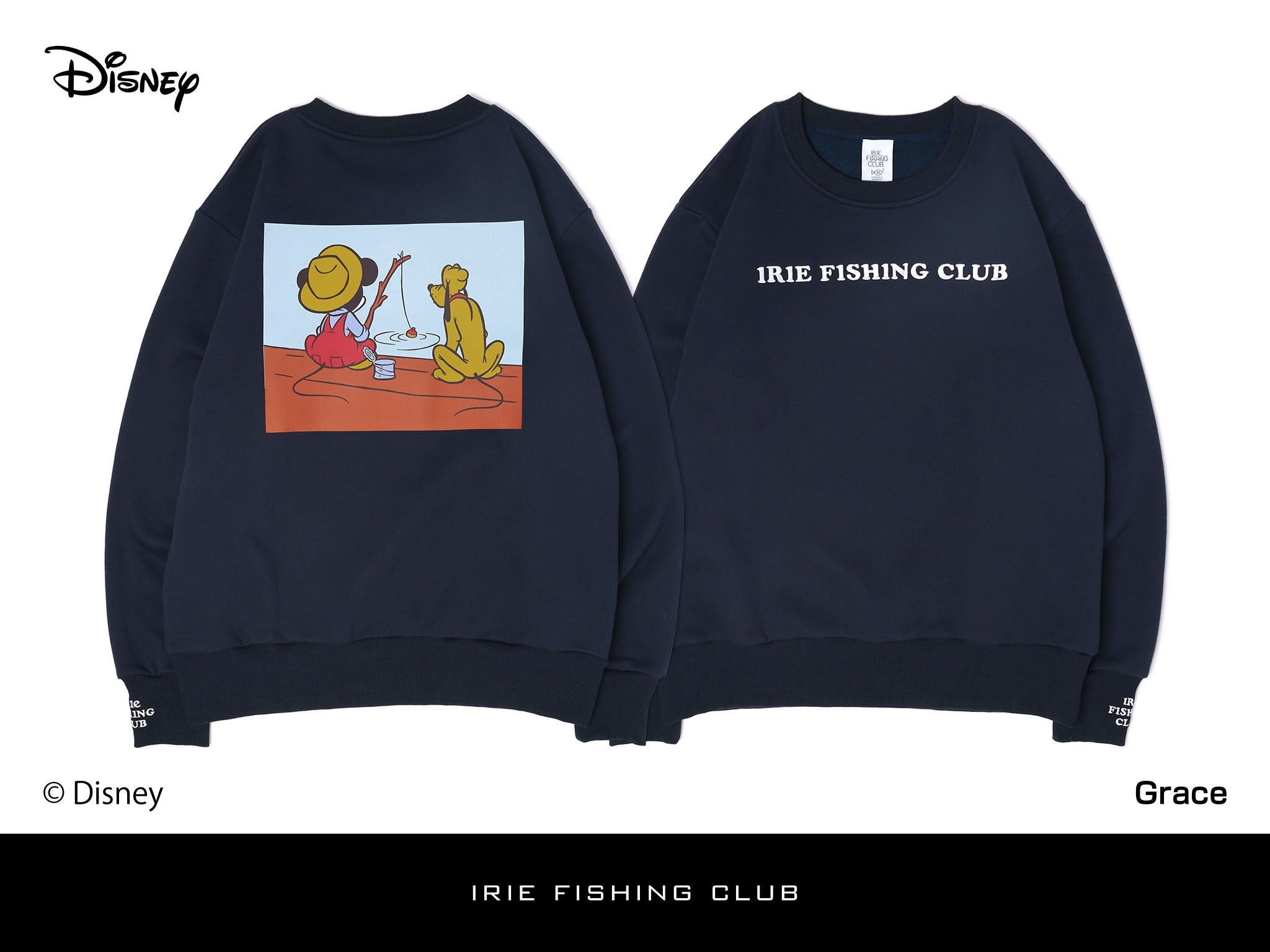 NEW ITEM】-Disney Collection〈Mickey Mouse〉CREW- | IRIE FISHING CLUB