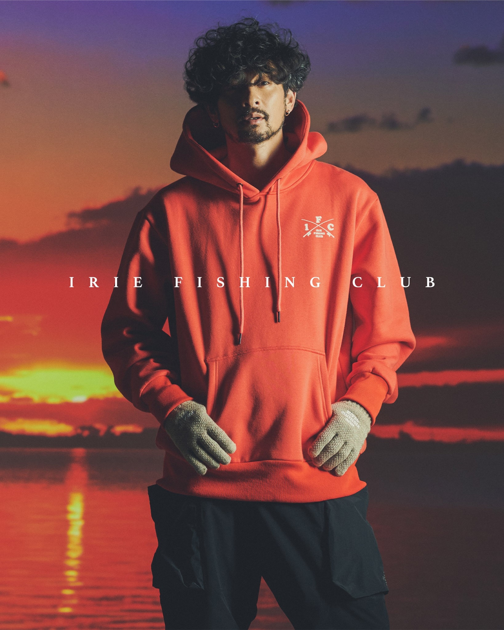 Iriefishingclub クロスロッド フーディー L NEW ITEM】-CROSS ROD HOODIE- | IRIE FISHING CLUB