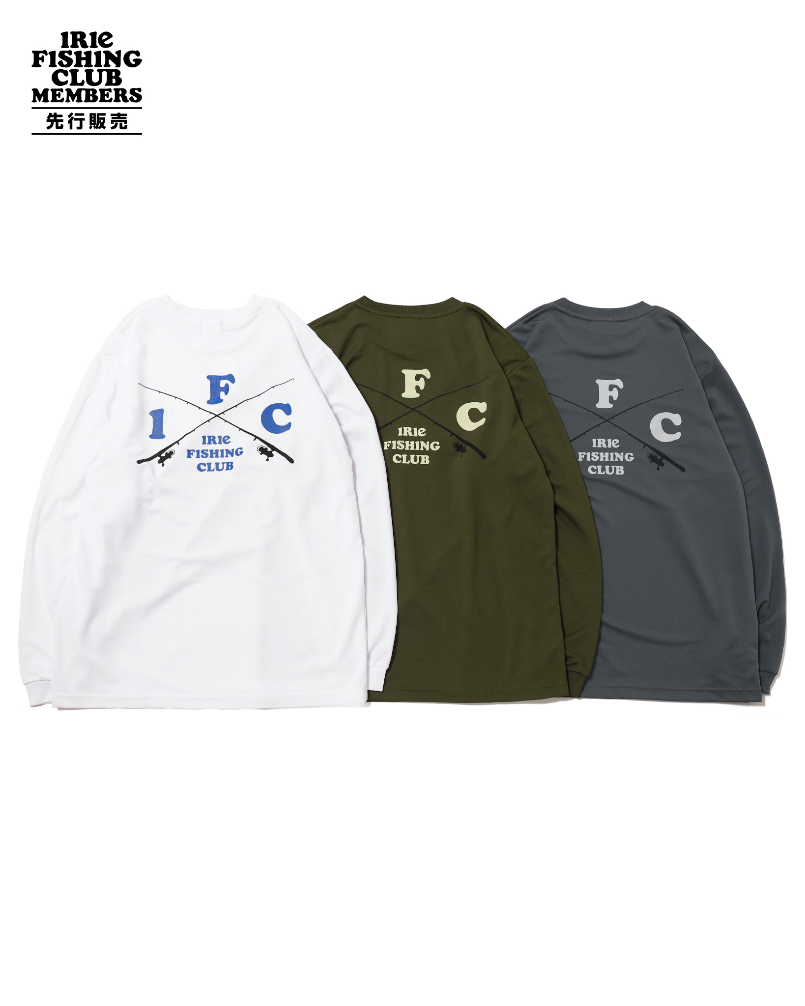 IFCメンバーズ先行販売】-CROSS ROD DRYMESH L/S TEE- | IRIE