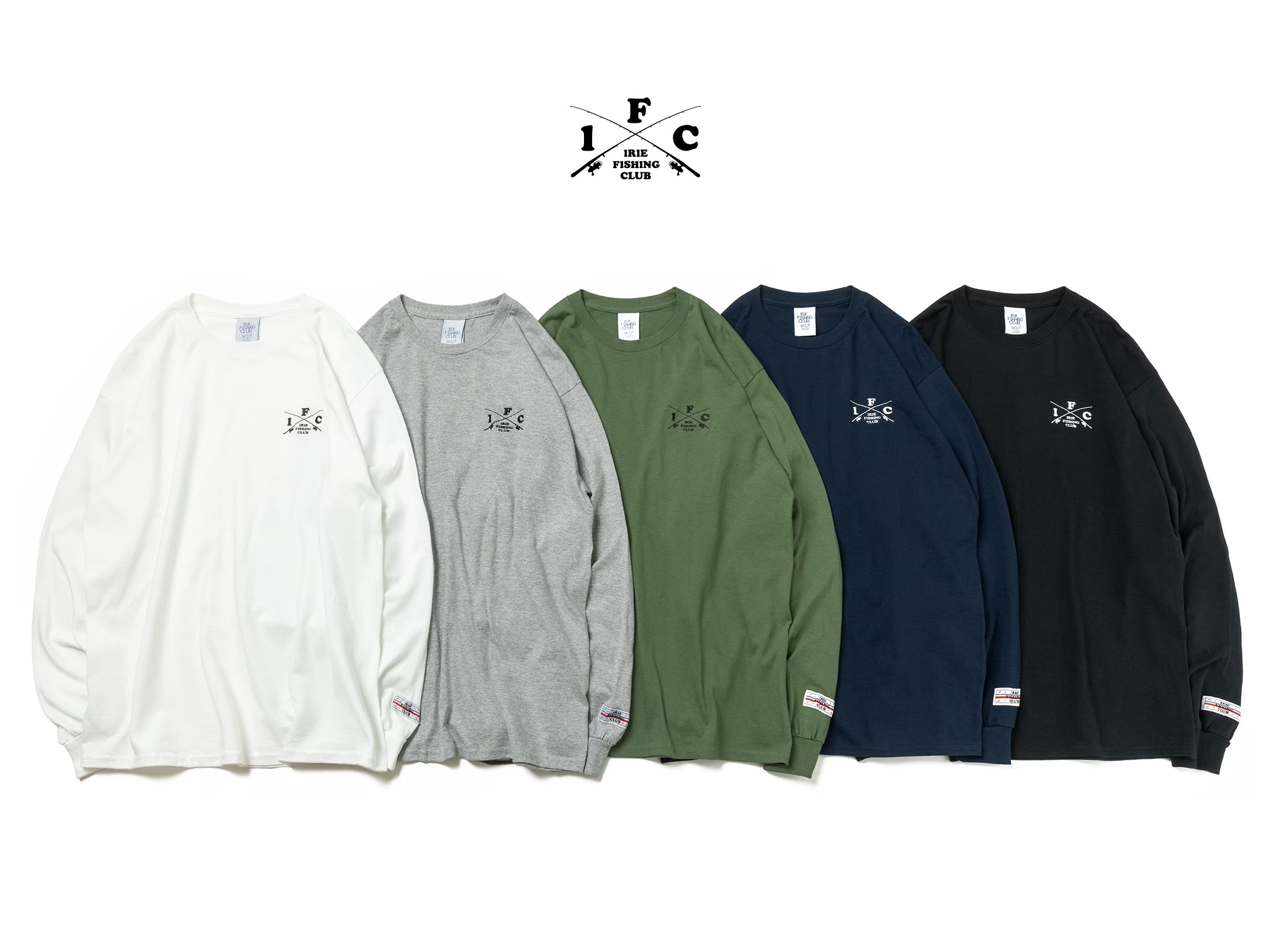 NEW ITEM】-CROSS ROD EMB L/S TEE- | IRIE FISHING CLUB