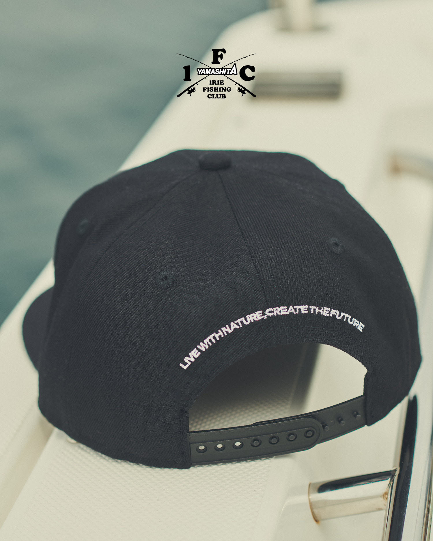 YAMASHITA ×IRIE FISHING CLUB コラボキャップ NEW ITEM】YAMASHITA × IRIE FISHING CLUB -CROSS EMBLEM CAP
