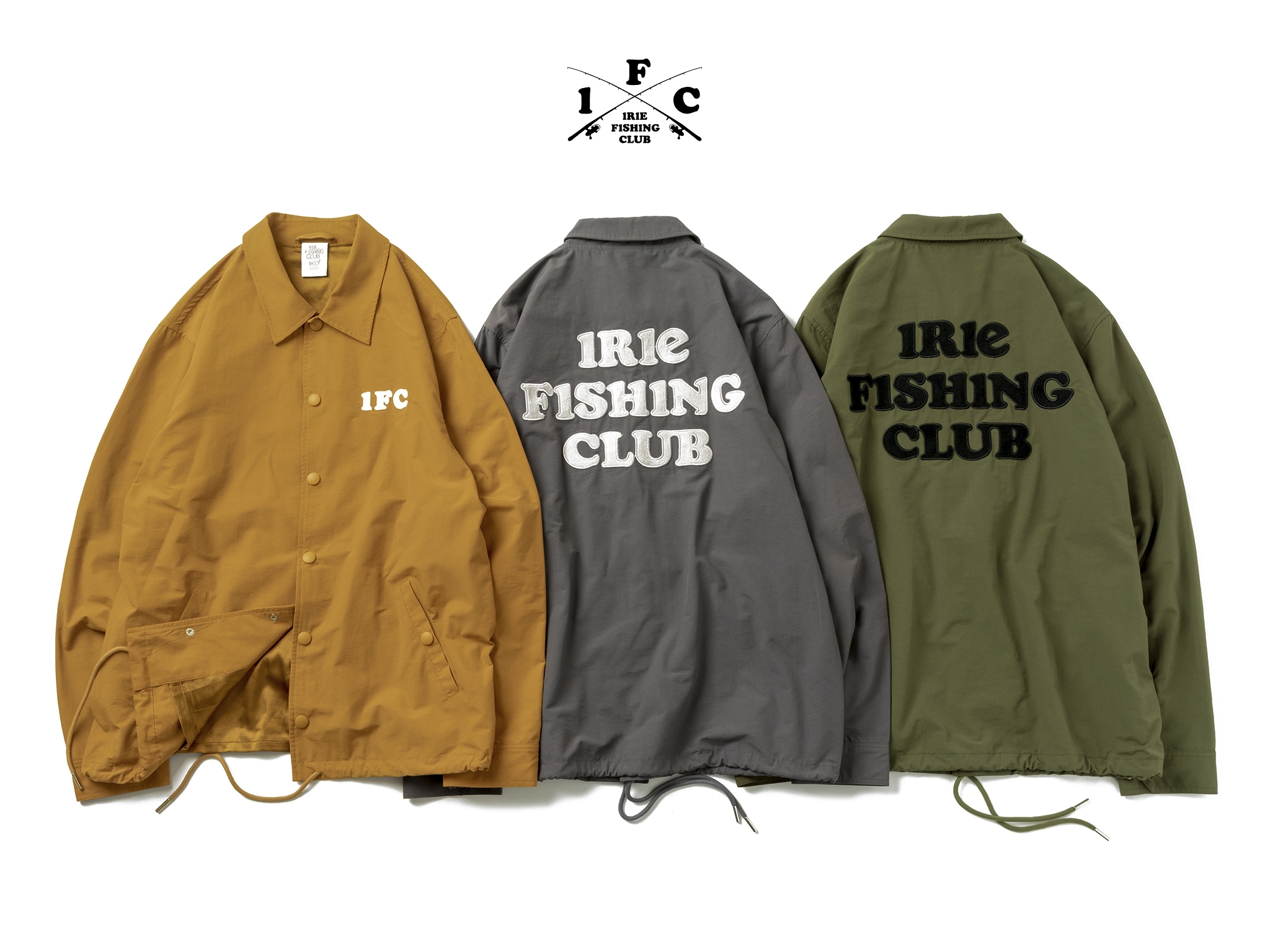 新品新作irie fishing club パーカー　ブラウン パーカー