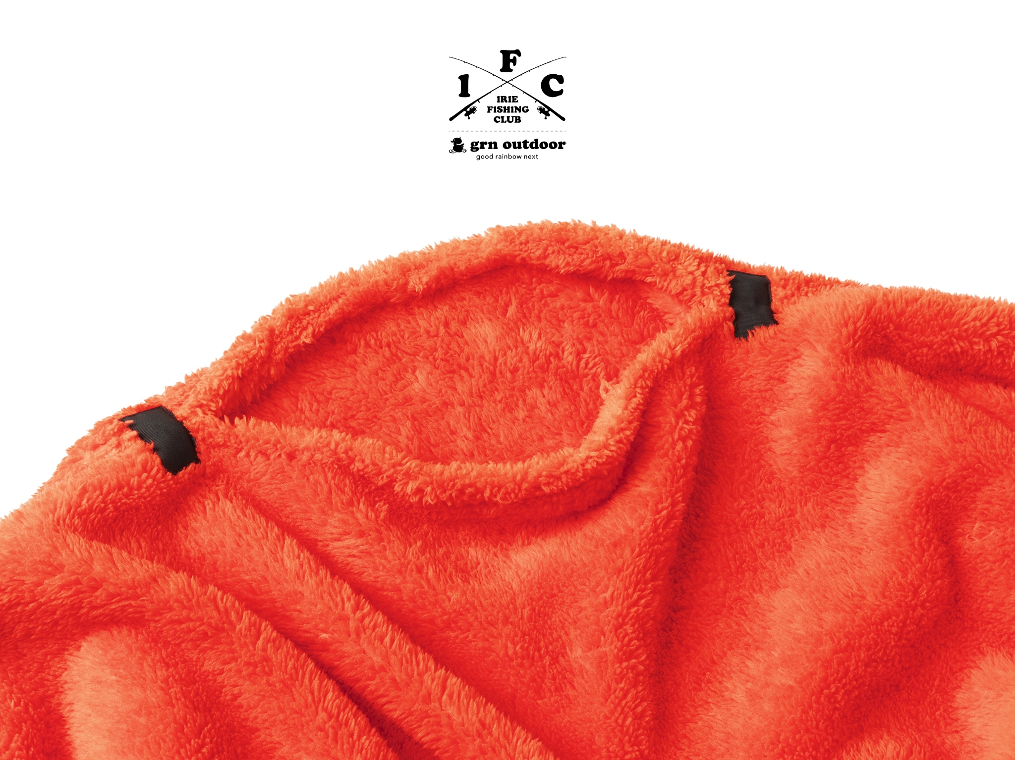 grn - 手ぶらベスト grn outdoor×IRIE FISHING CLUB NEW ITEM】×grn outdoor -TEXT LOGO 60/40 CUSHION BLANKET