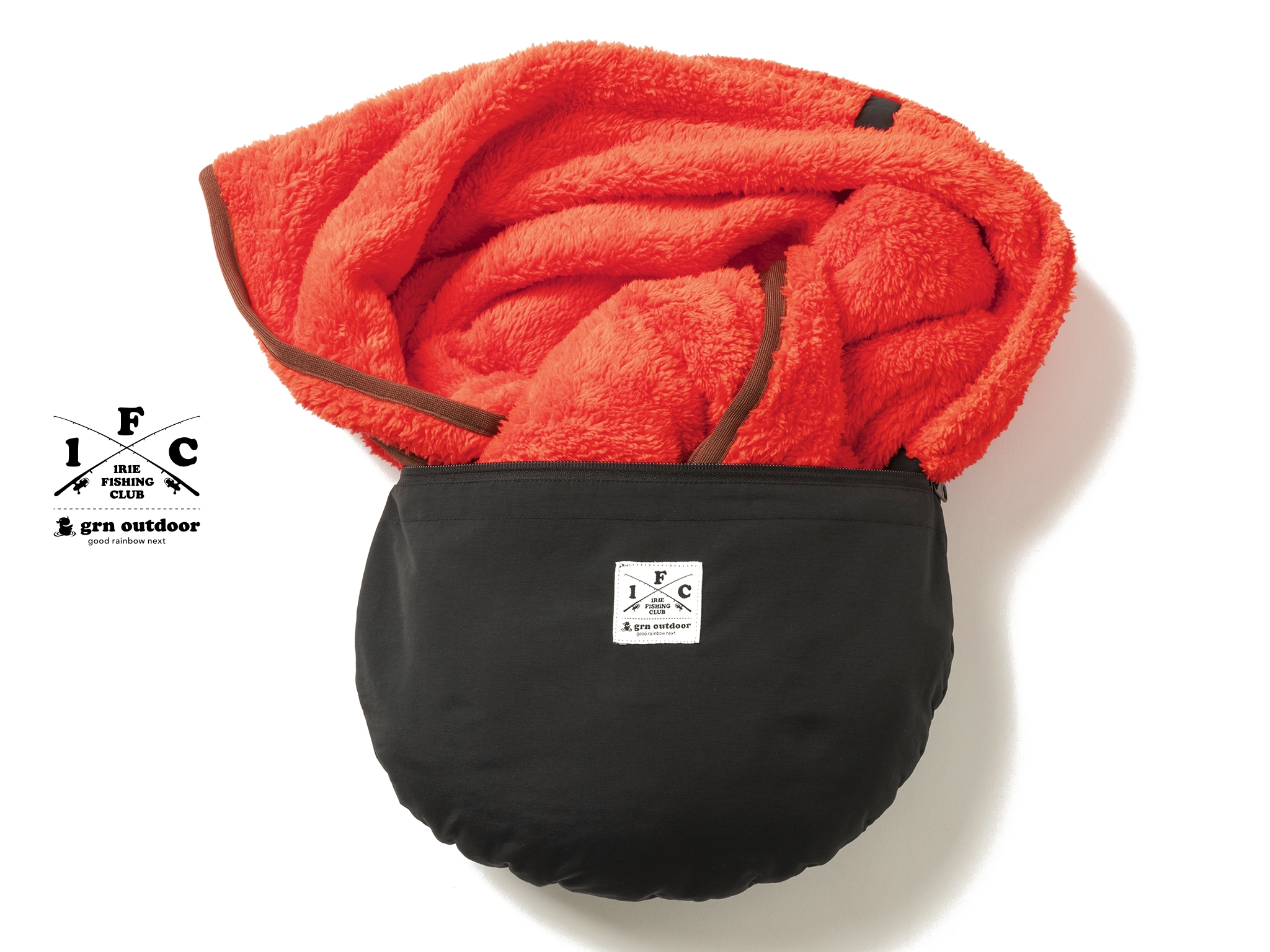 NEW ITEM】×grn outdoor -TEXT LOGO 60/40 CUSHION BLANKET