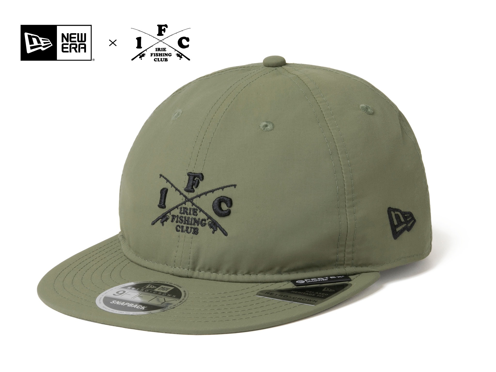 IREI FISHING CLUB NEW ERA CROSS ROD RC 9FIFTY CAP IRIE by irielife