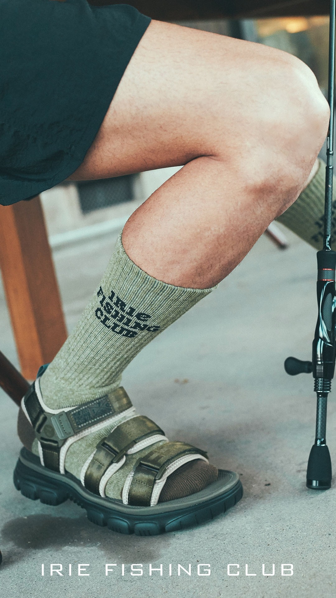 NEW ITEM】-I.F.C TEXT LOGO SOCKS Ver.2- | IRIE FISHING CLUB