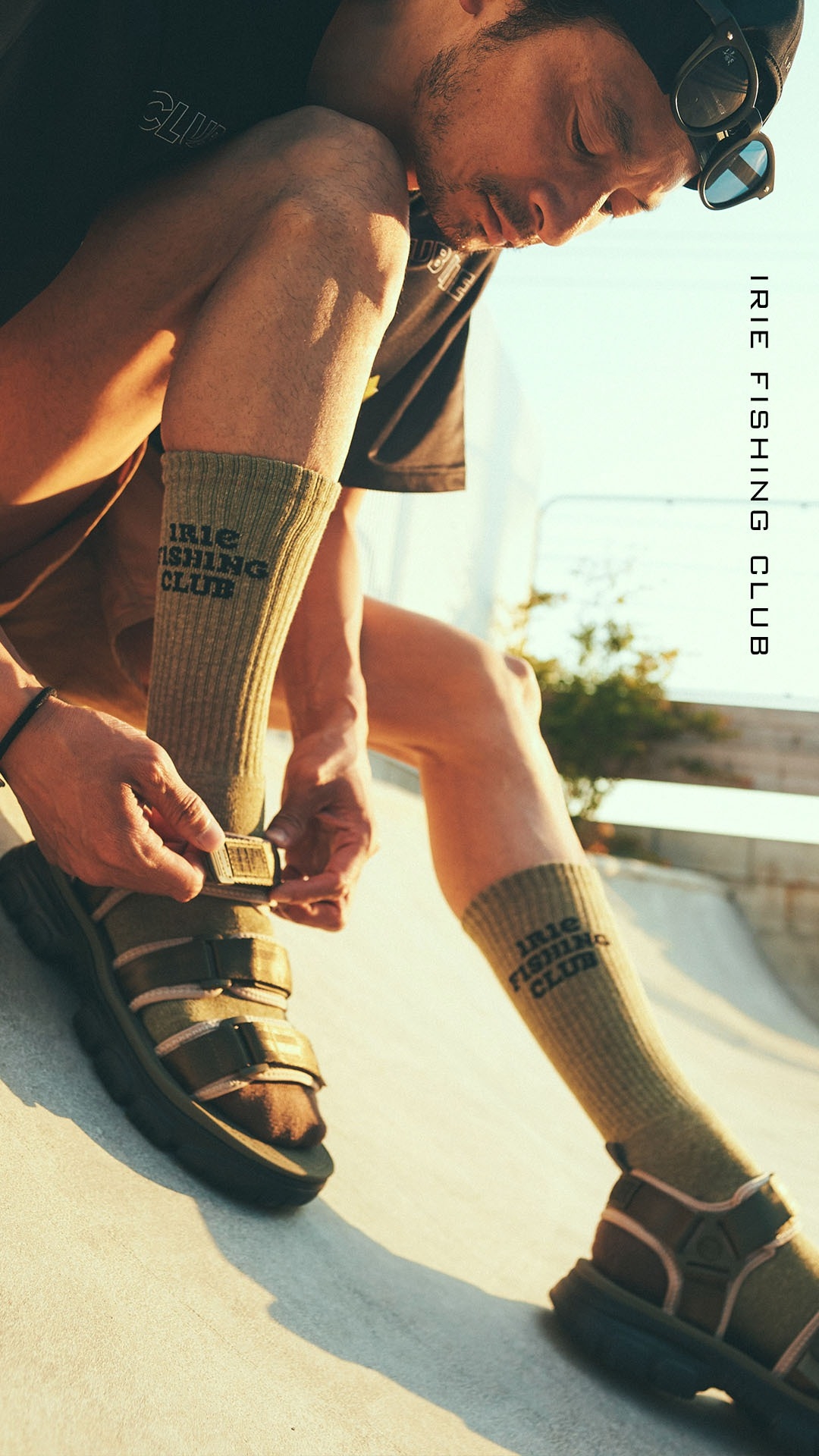 NEW ITEM】-I.F.C TEXT LOGO SOCKS Ver.2- | IRIE FISHING CLUB