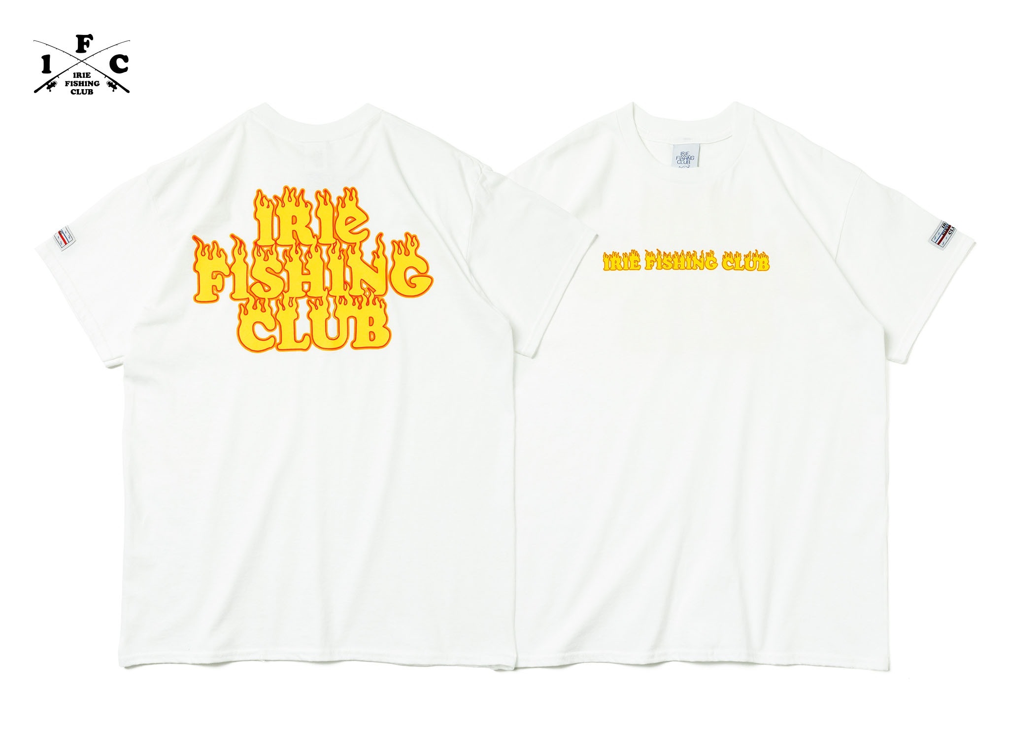 NEW ITEM】-FIRE TEXT LOGO TEE- | IRIE FISHING CLUB