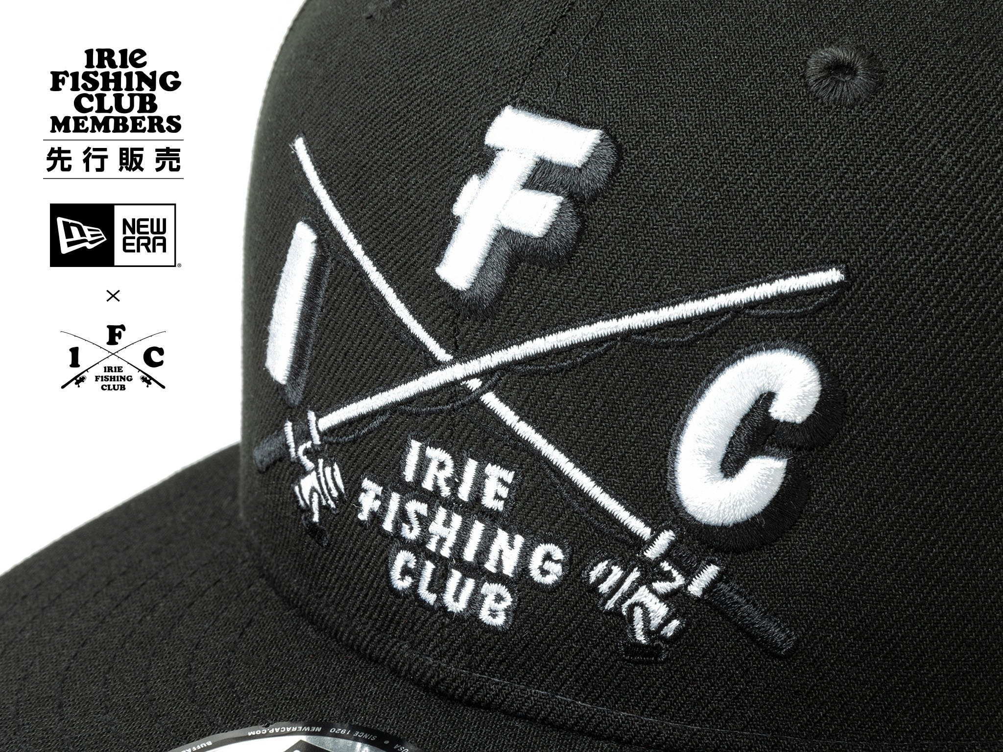 【日本謹製】irie fishing club NEWERAコラボ　キャップ 帽子