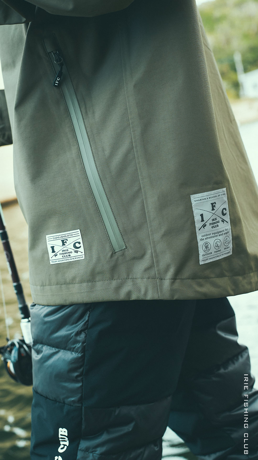 日本製・綿100% アイリーフィッシングクラブ I.F.C ANORAK JACKET